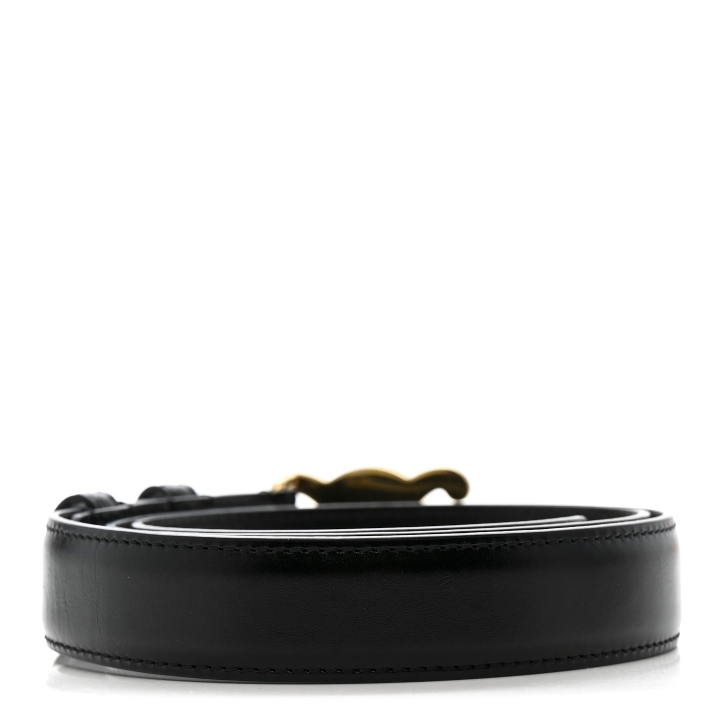 Box Calfskin Medium 25mm Triomphe Belt 80 32 Black
