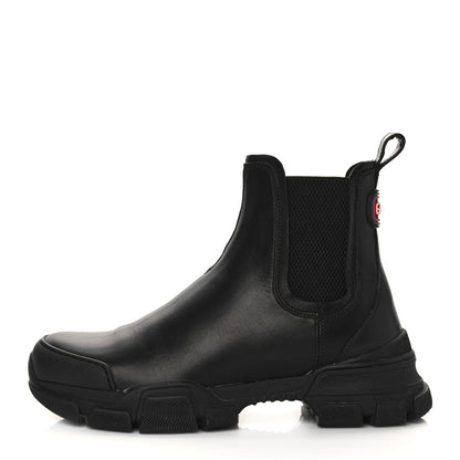 Gucci Calfskin Logo Ankle Boots 40 Black 1 of 9
