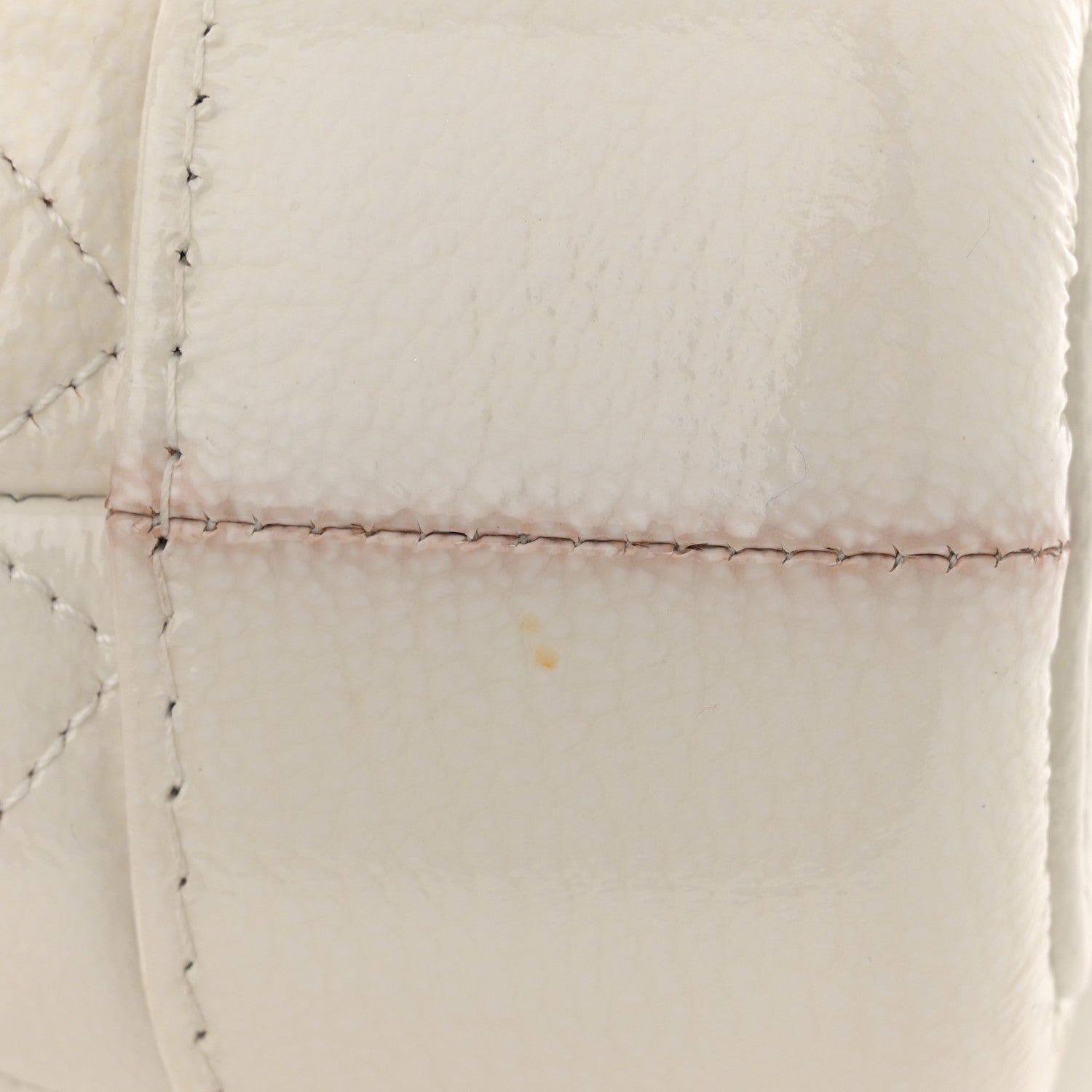 Chanel Patent Goatskin Quilted Small Gabrielle Hobo White 13 of 14