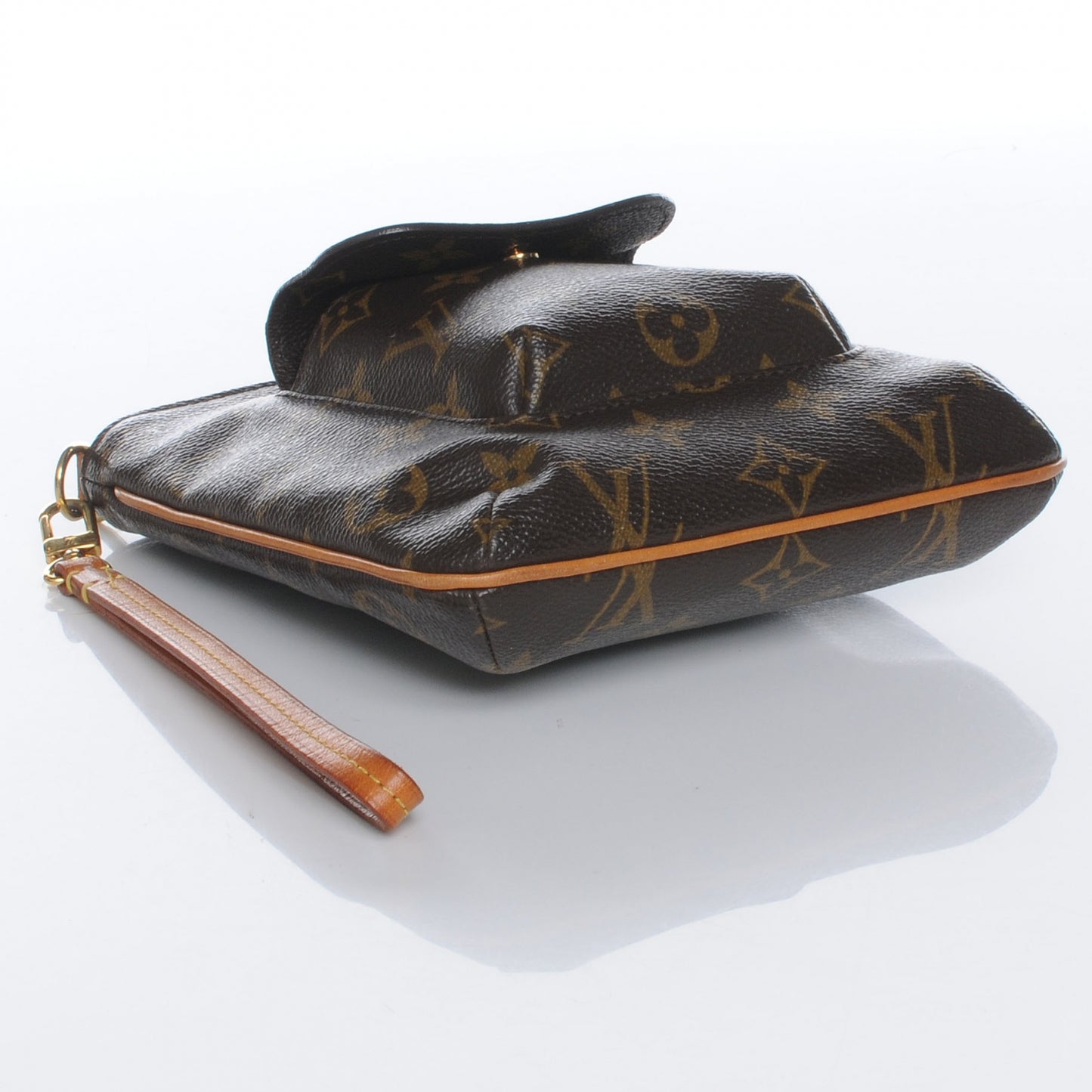 Monogram Partition Wristlet