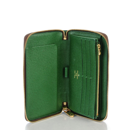 Louis Vuitton Monogram Groom Zippy Organizer Wallet Green 5 of 7