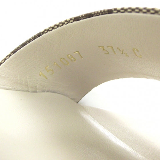 Gucci Monogram Buckle Heels Ivory 37.5 8 of 8