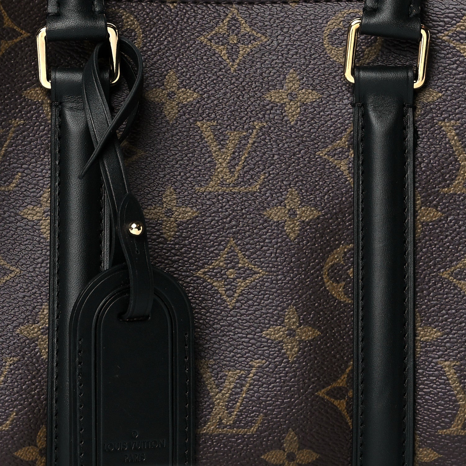 Louis Vuitton Monogram Soufflot BB Black 7 of 9