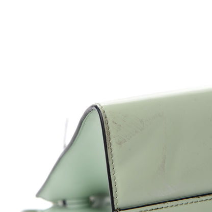 Prada Spazzolato Small Monochrome Top Handle Tote Acquamarina 10 of 16