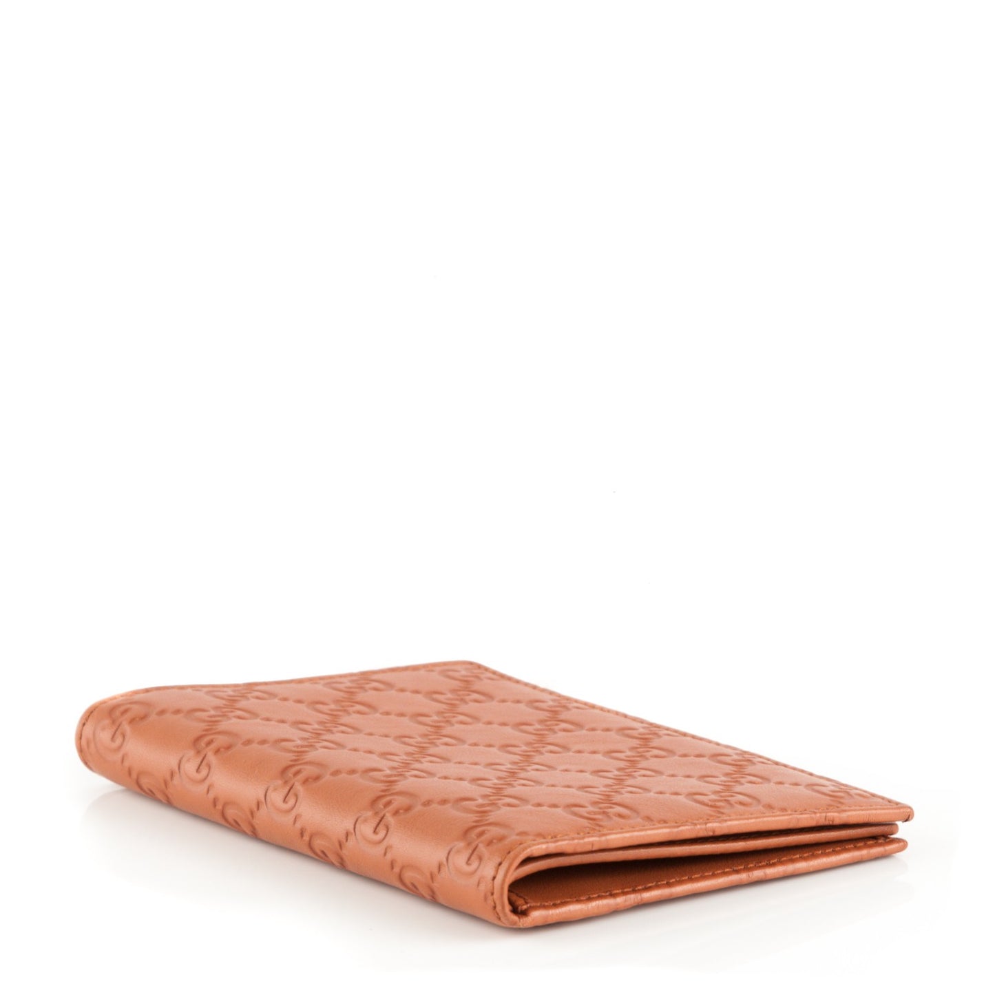 Guccissima Passport Case Saffron