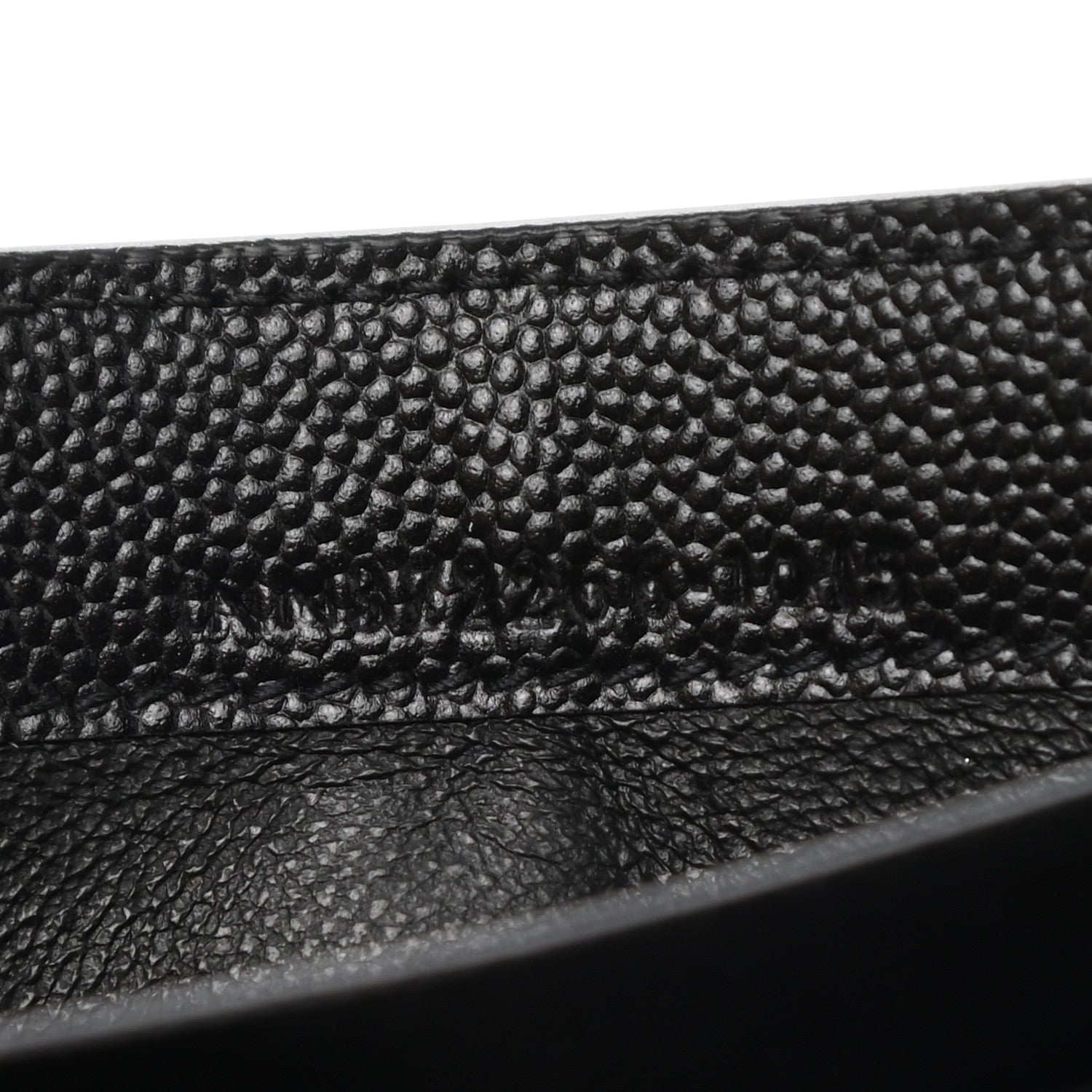 Saint Laurent Grain De Poudre Classic Monogram Cassandre Wallet Black 8 of 9
