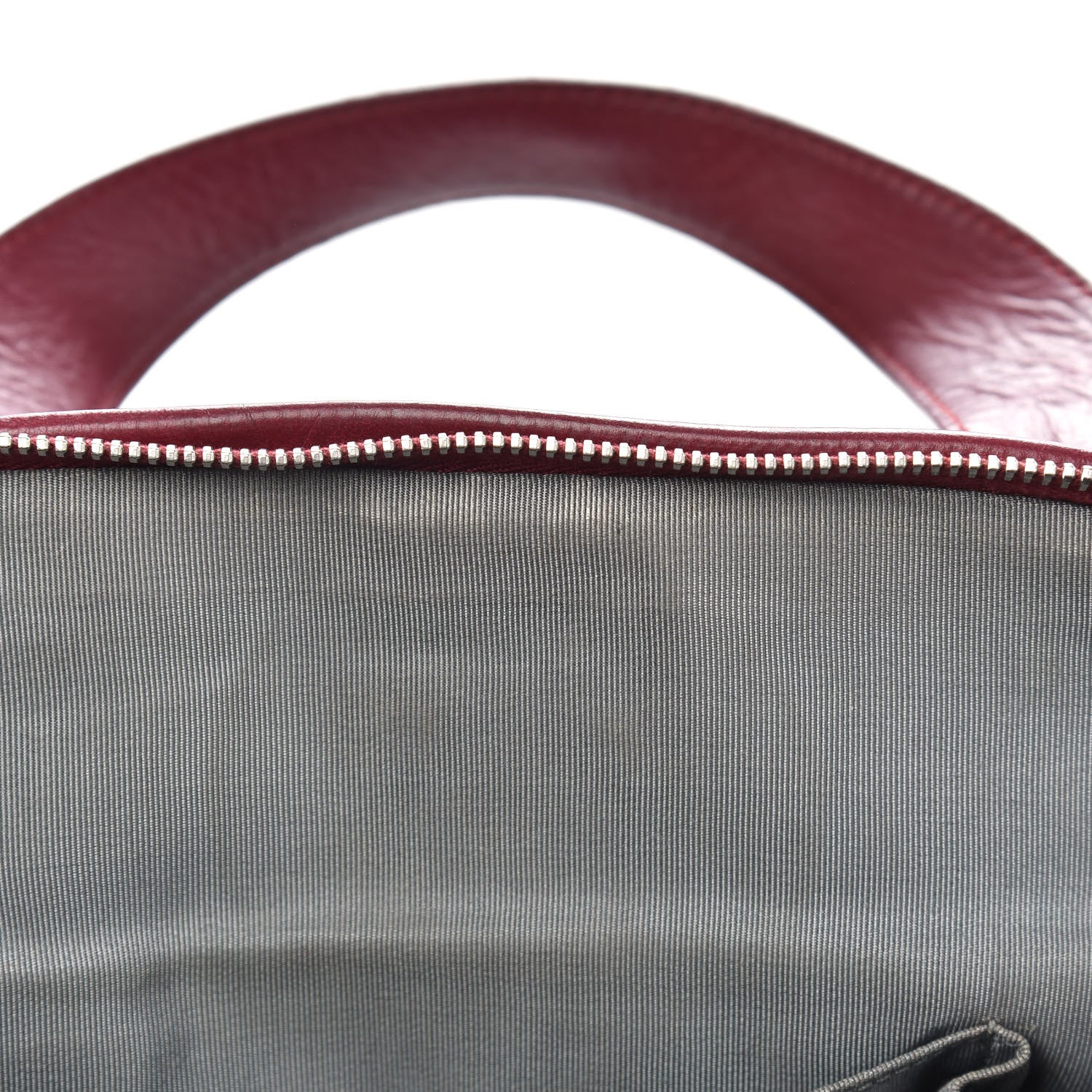 Chanel Calfskin Ultra Stitch Bowler Red 14 of 20