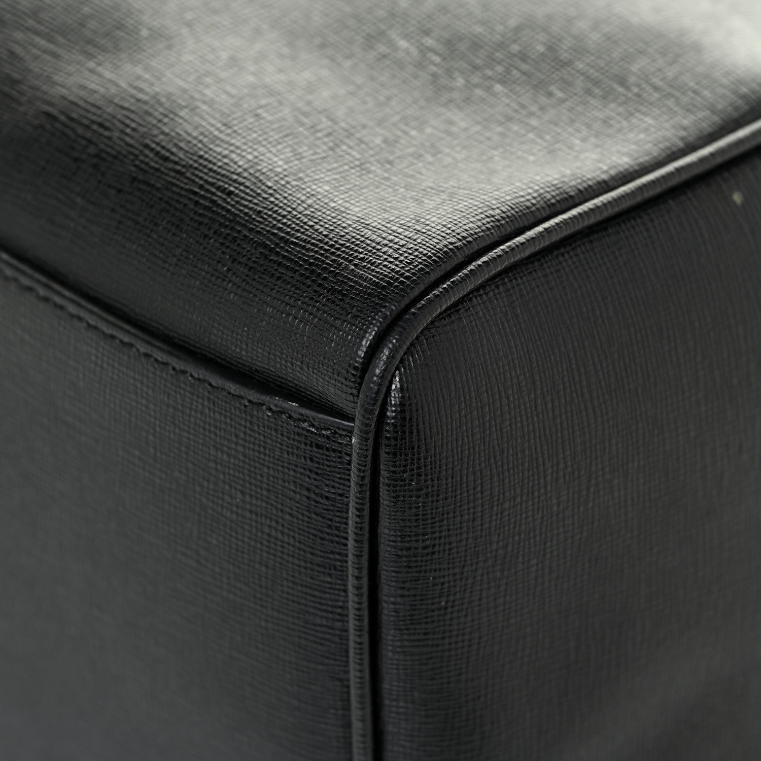 Versace Saffiano Calfskin Palazzo Duffle Bag Black 10 of 15