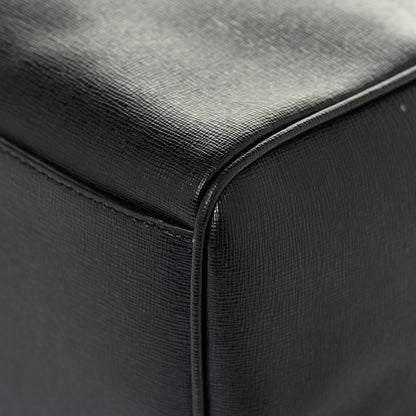 Versace Saffiano Calfskin Palazzo Duffle Bag Black 10 of 15