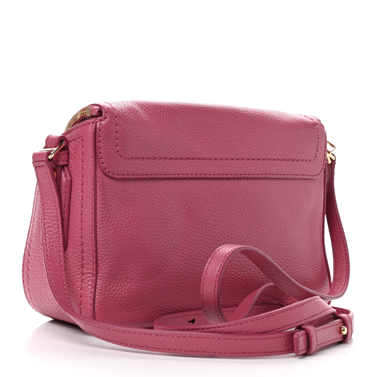 Calfskin Flap Crossbody Pink
