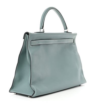 Hermes Swift Kelly Flat 35 Ciel 3 of 12