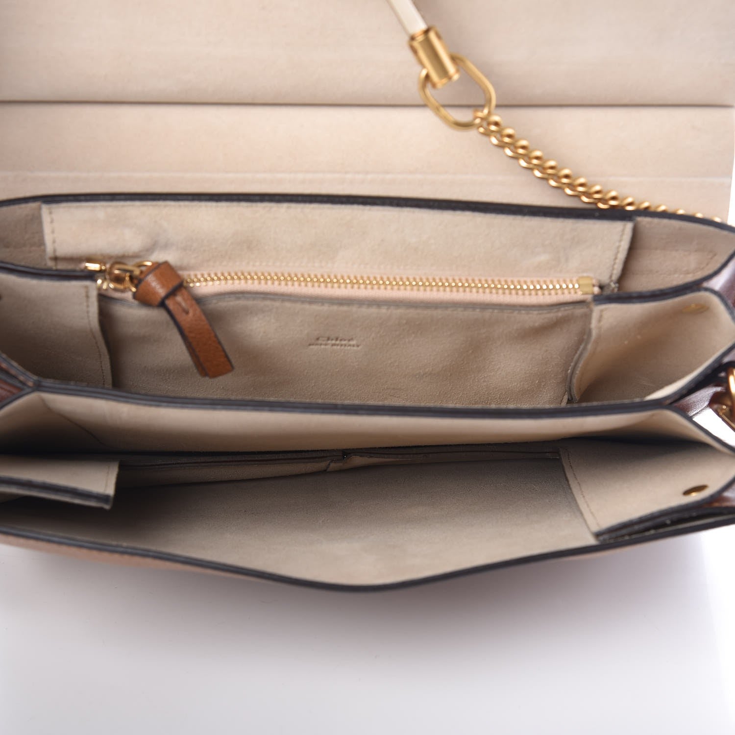 Chloe Goatskin Medium Faye Shoulder Bag Caramel 5 of 7