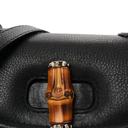Gucci Cellarius Calfskin Medium New Bamboo Top Handle Bag Black 8 of 10