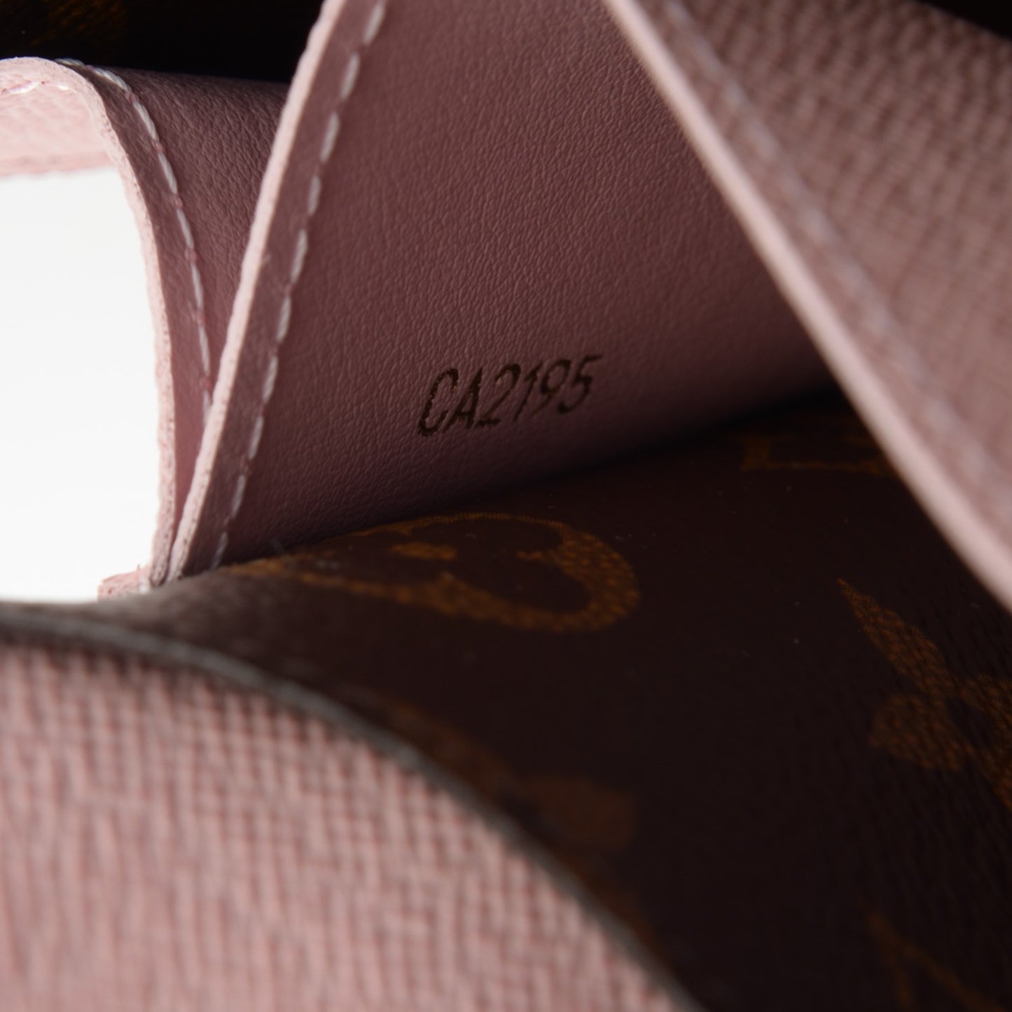 Monogram Emilie Wallet Rose Ballerine