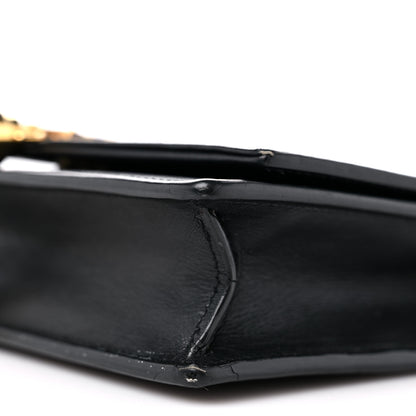 Saint Laurent Smooth Calfskin Classic Monogram Kate Tassel Chain Wallet Black 9 of 14