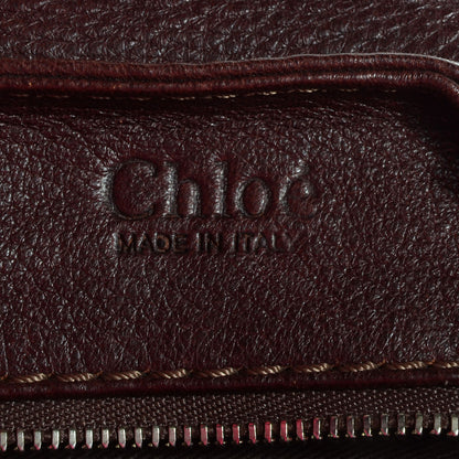 Chloe Leather Medium Paddington Satchel Chocolate 8 of 10