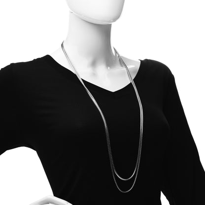 John Hardy Sterling Silver 3.5mm Classic Chain Necklace 72" 2 of 5