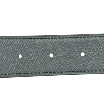 Hermes Epsom PVD Plated 32mm H Belt 80 Vert De Gris Vert Amande 4 of 5