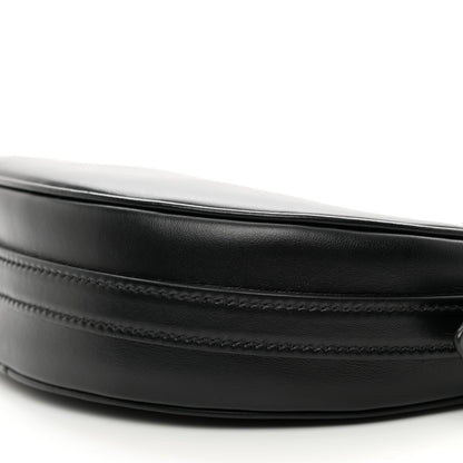 Prada Soft Calfskin Arque Shoulder Bag Black 9 of 9