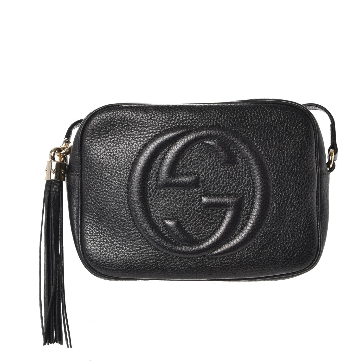 Gucci Pebbled Calfskin Small Soho Disco Bag Black 1 of 7