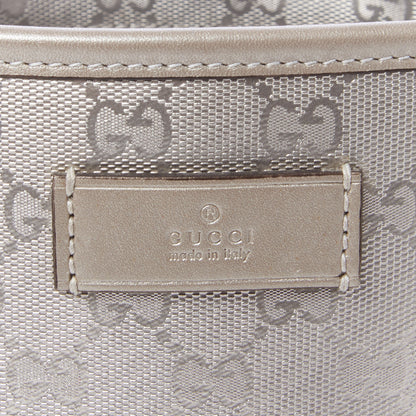 Gucci Imprime Monogram Small Joy Tote Silver 7 of 8
