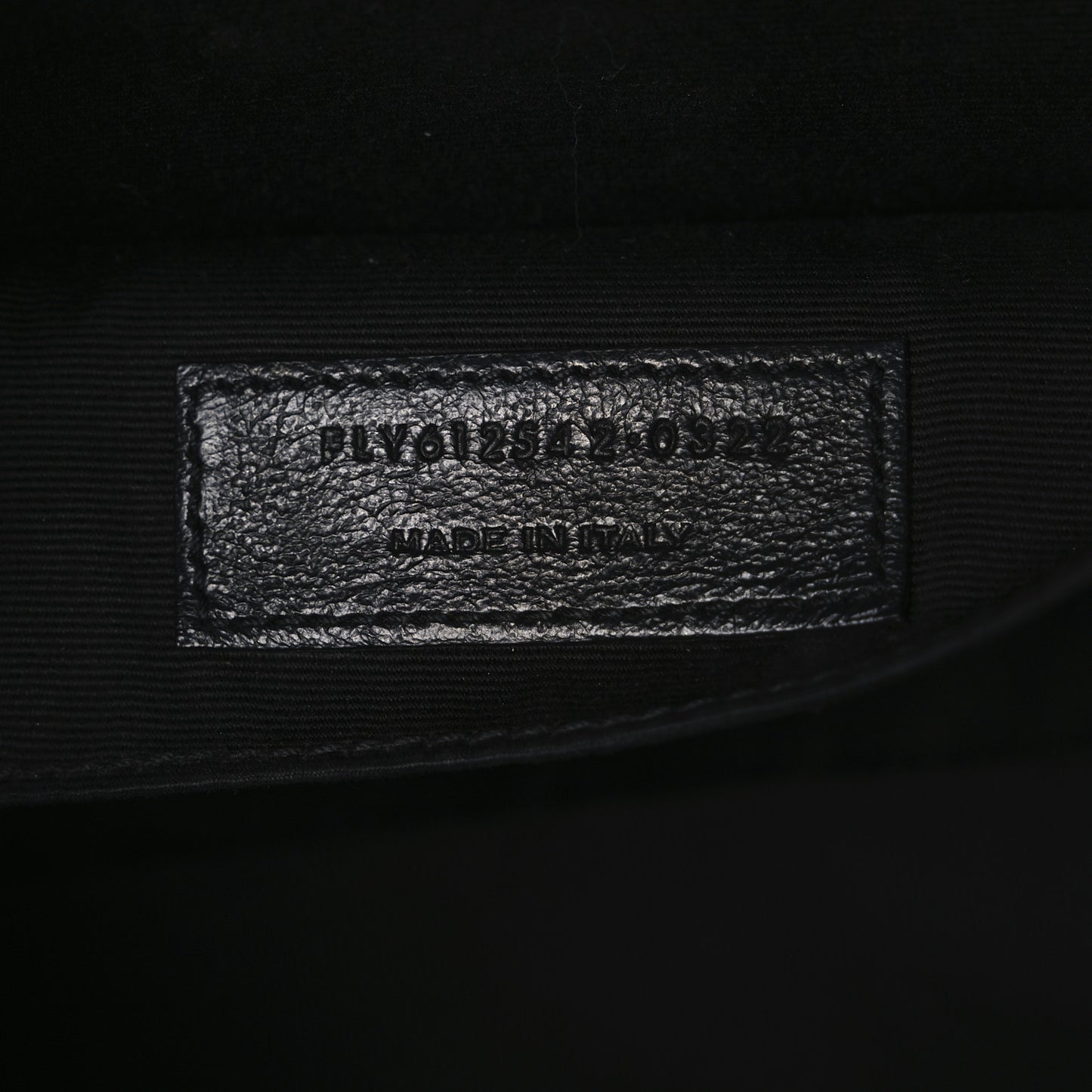 Patent Calfskin Crocodile Embossed Monogram Lou Camera Bag Black