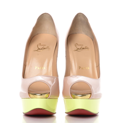 Christian Louboutin Patent Lady Peep 150 Pumps 36 Ballerina 2 of 17