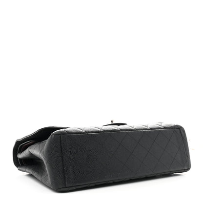 Chanel Caviar Quilted Maxi Double Flap Black 4 of 10
