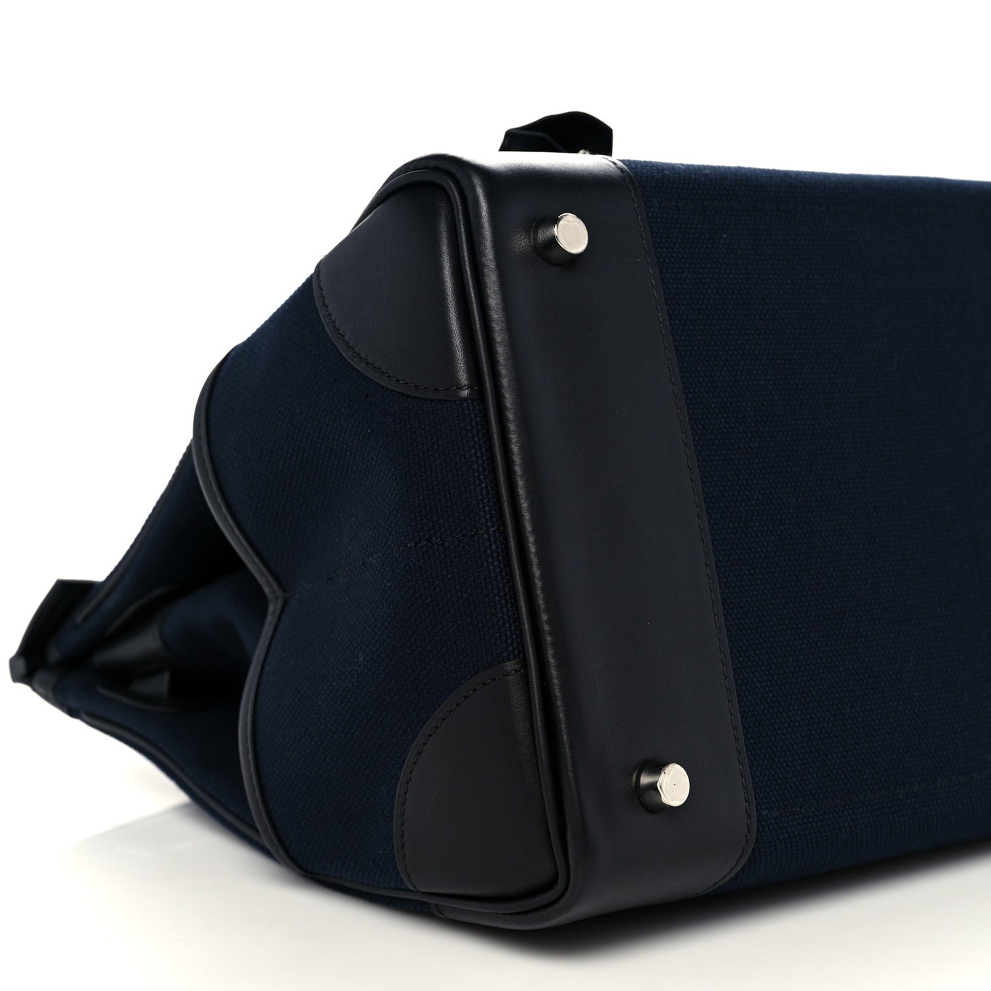 Goeland Toile Swift Cargo Birkin 35 Bleu Marine