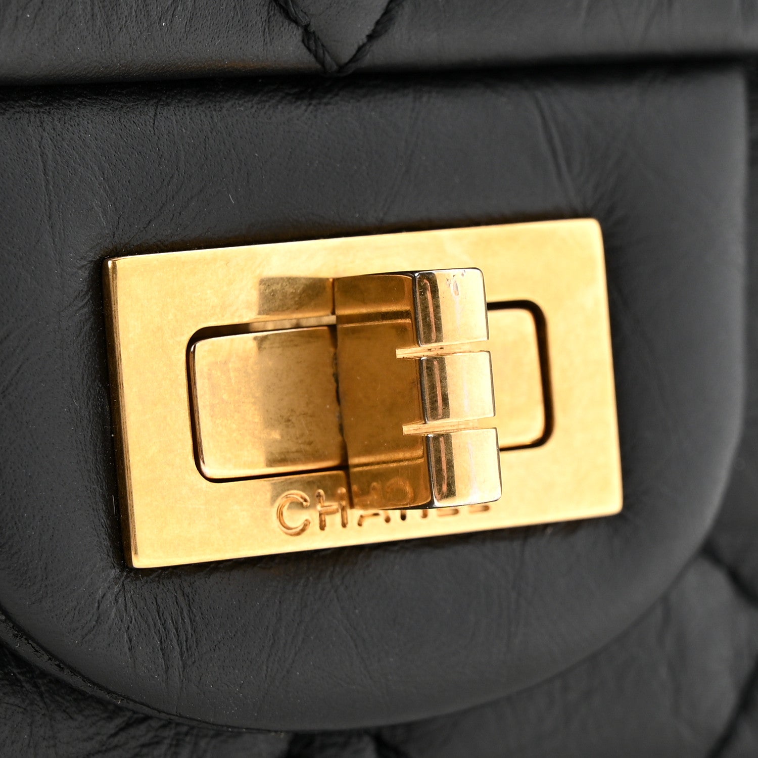 Chanel Aged Calfskin Quilted 2.55 Reissue 225 Flap Black 11 of 11