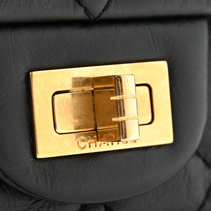 Chanel Aged Calfskin Quilted 2.55 Reissue 225 Flap Black 11 of 11