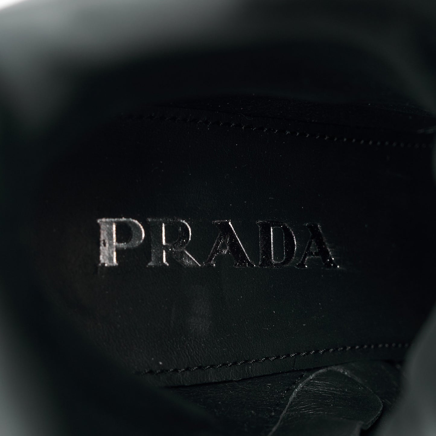 Spazzolato Re-Nylon Metal Triangle Logo 110mm Ankle Boots 37 Black