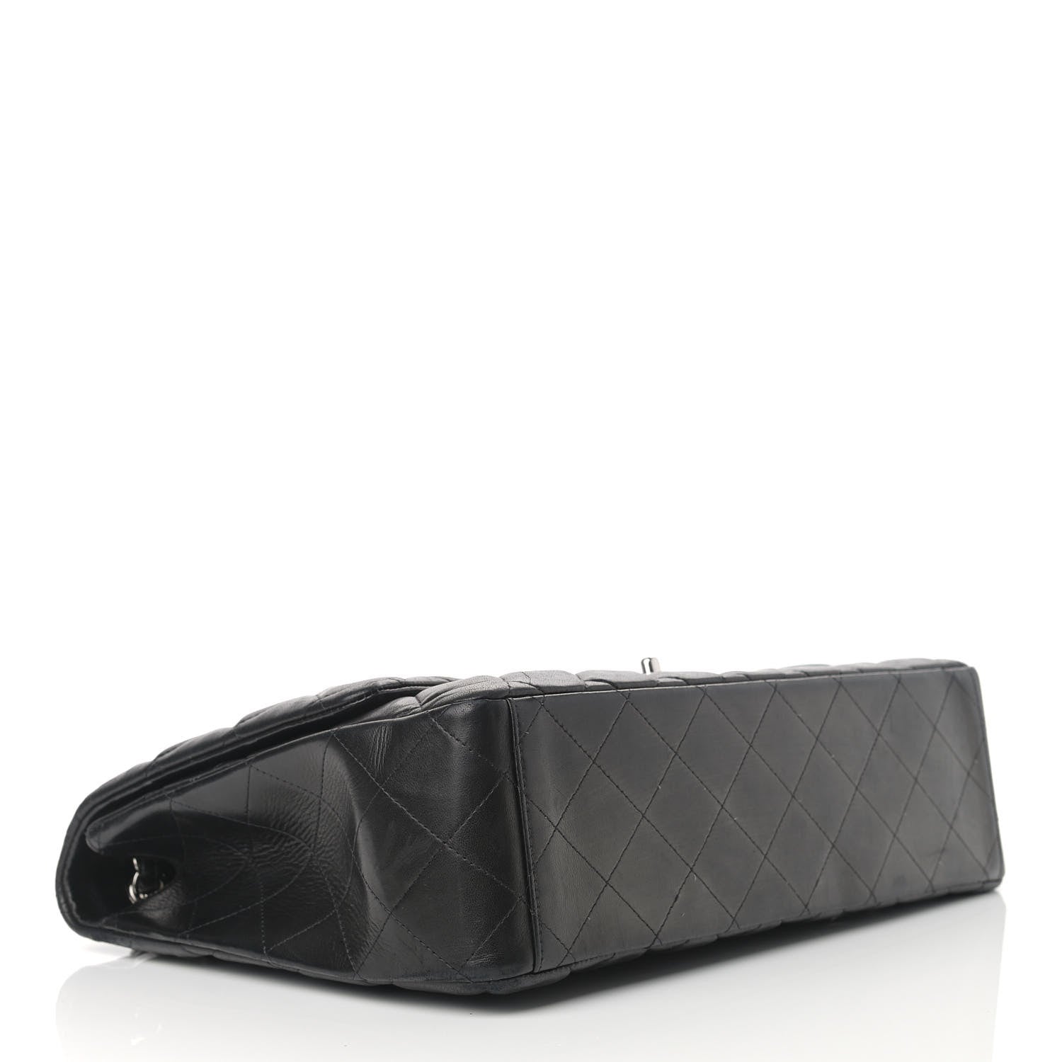Chanel Lambskin Quilted Maxi Single Flap Black 4 of 22