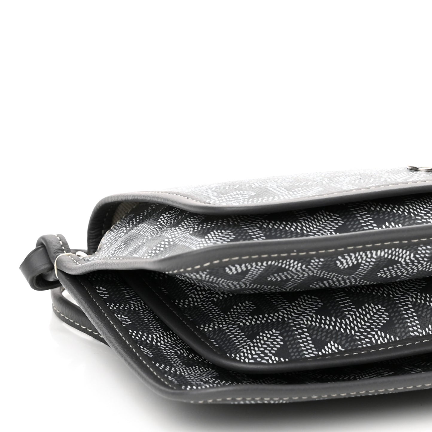 Goyardine Plumet Wallet Clutch Grey