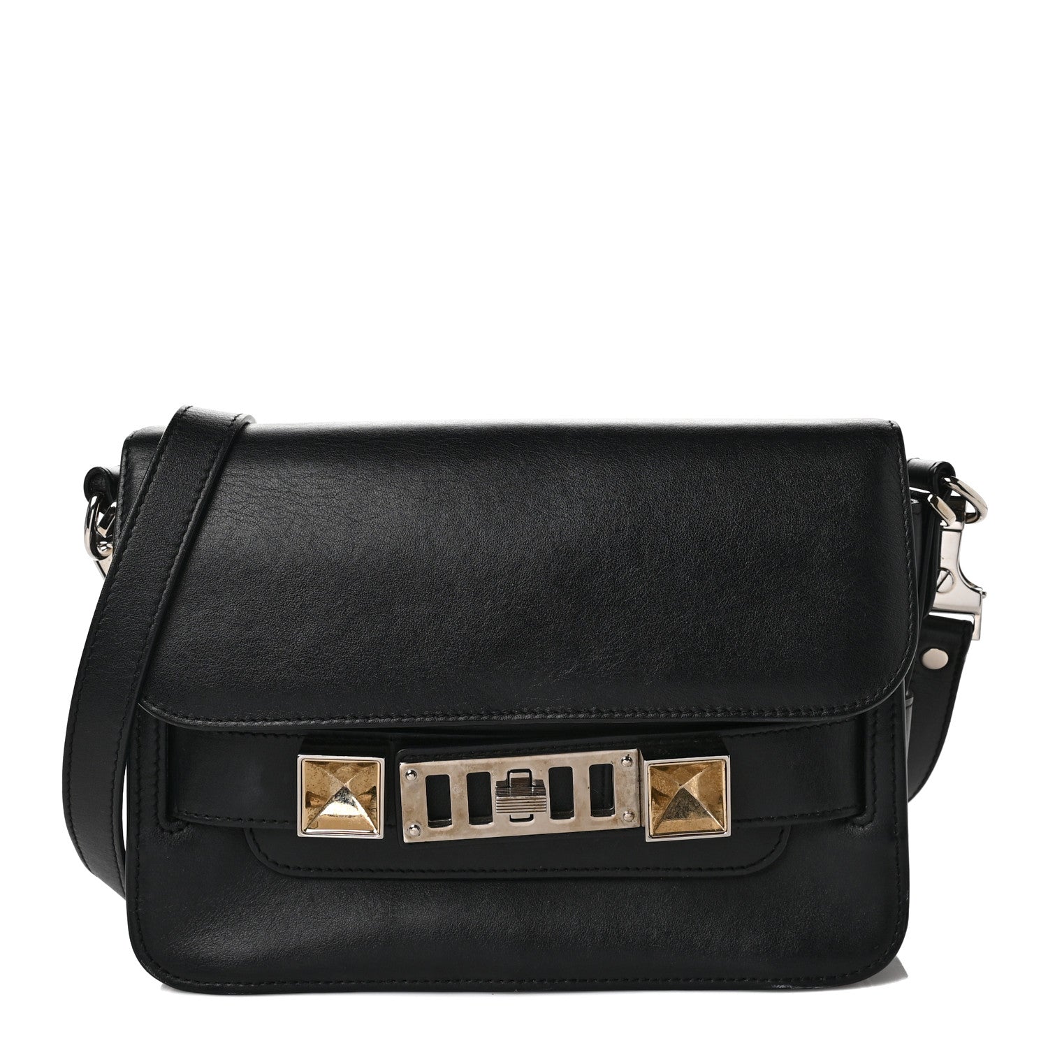 Proenza Schouler Calfskin Mini PS11 Classic Shoulder Bag Black 1 of 9