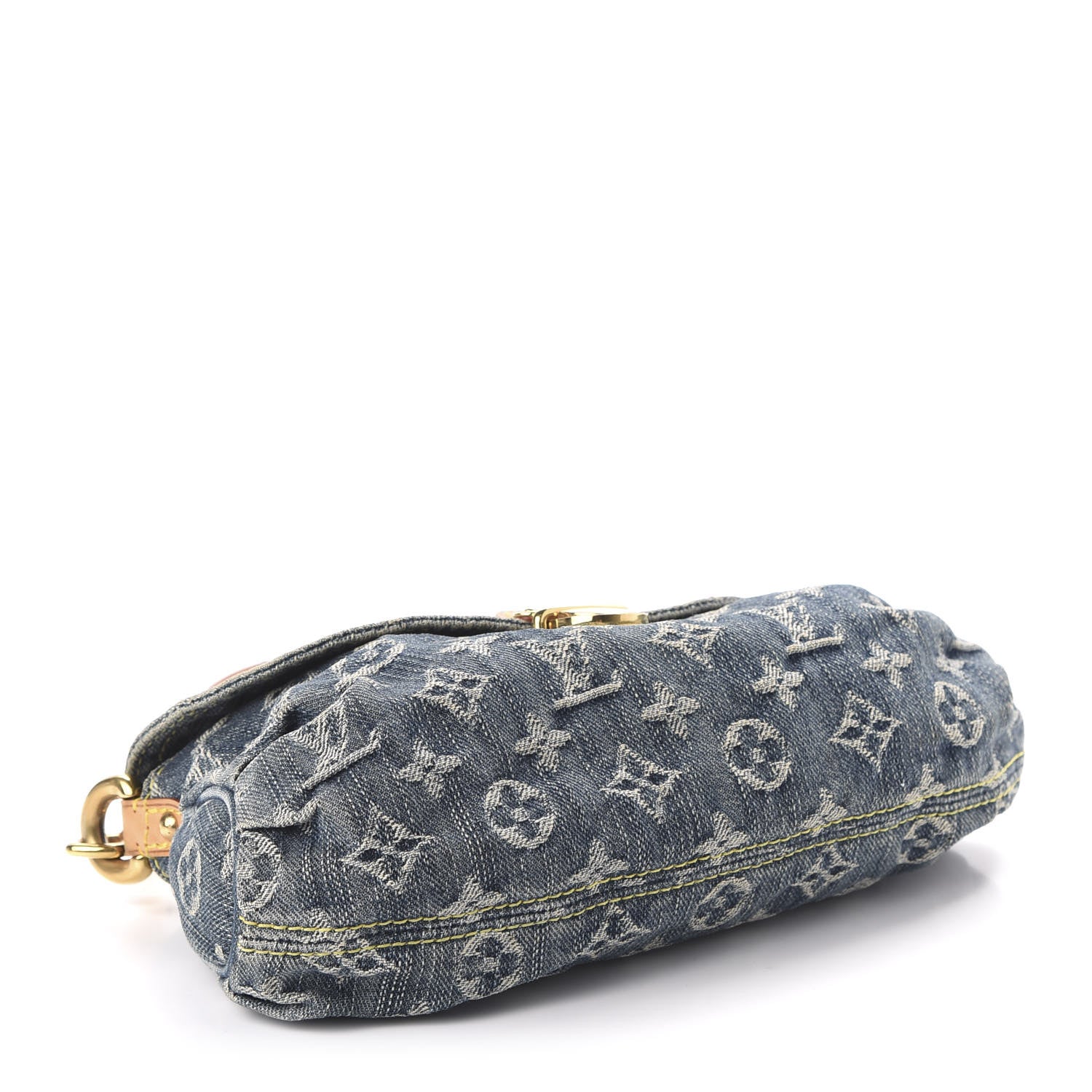 Louis Vuitton Monogram Denim Mini Pleaty Blue 4 of 9