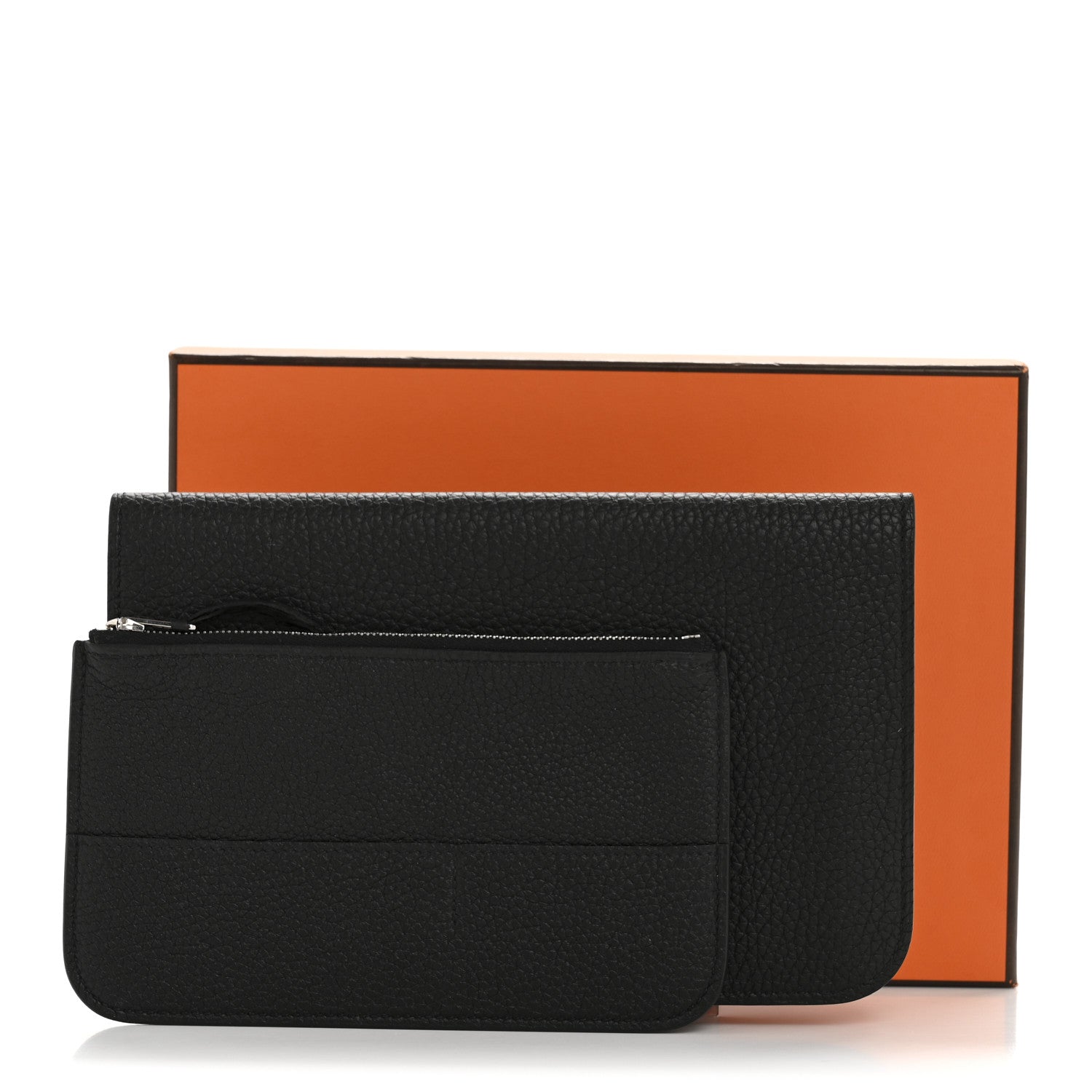 Hermes Togo Dogon Duo Wallet Black 11 of 11