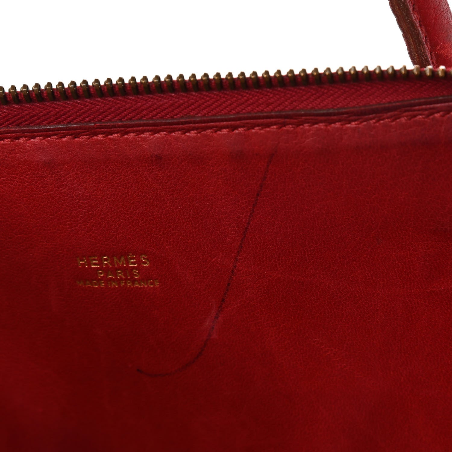 Hermes Buffle Bolide 35 Rouge Vif 13 of 19