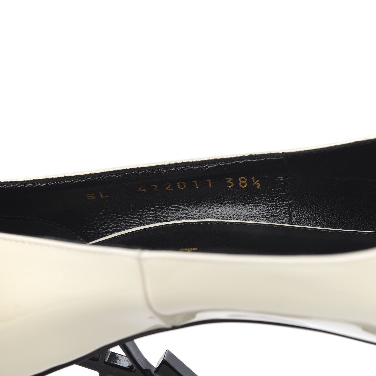 Saint Laurent Calfskin Opyum 100 Pumps 38.5 White 9 of 10