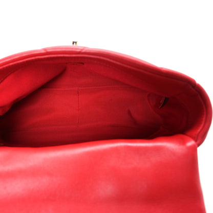 Chanel Lambskin Quilted Medium Chanel 19 Flap Red 5 of 10