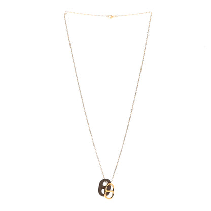 Hermes Swift O'Maillon Pendant Necklace Etoupe 3 of 6