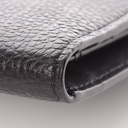 MCM Calfskin Bifold Long Wallet Black 5 of 9
