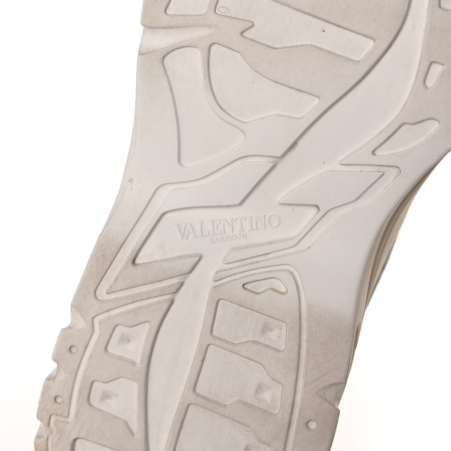 Valentino Garavani Calfskin Womens Gumboy Sneakers 36 White Lime Yellow 6 of 9