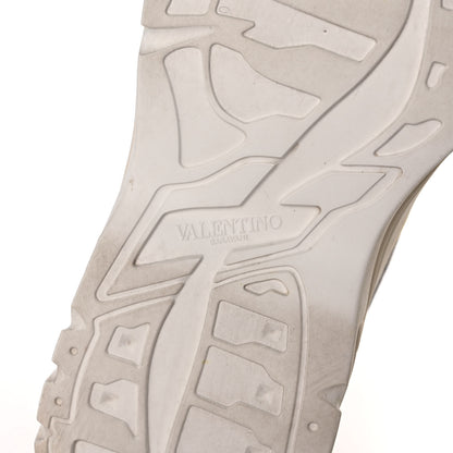 Valentino Garavani Calfskin Womens Gumboy Sneakers 36 White Lime Yellow 6 of 9
