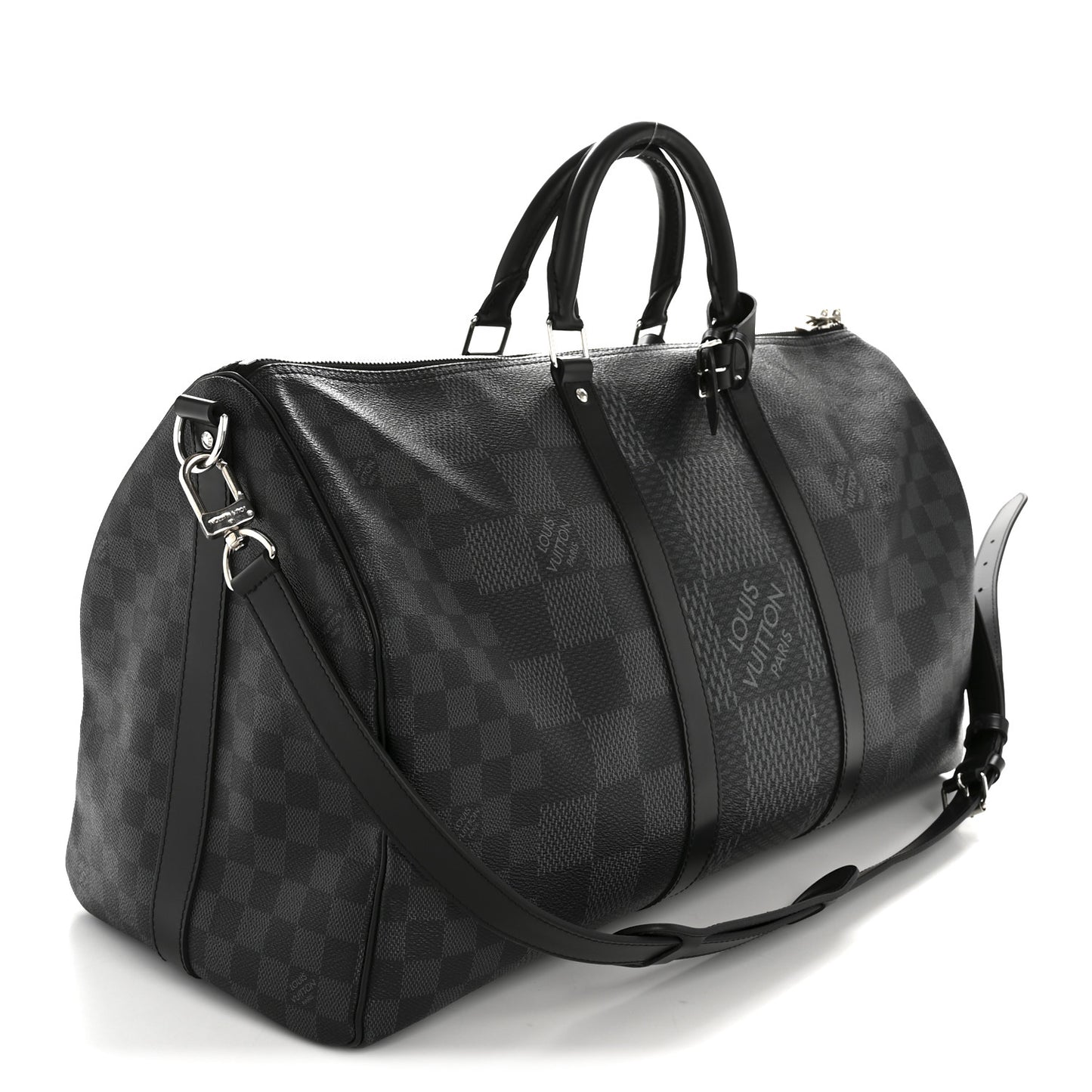 Damier Graphite 3D Keepall Bandouliere 50
