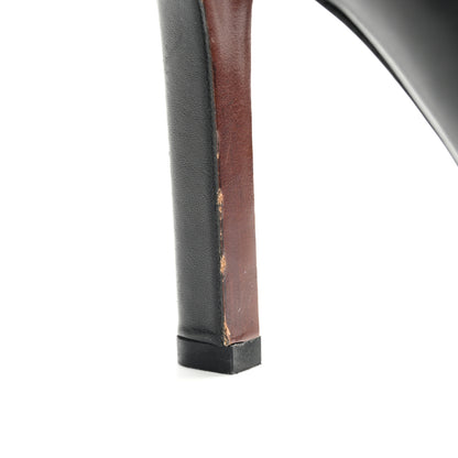 Louis Vuitton Calfskin Belted High Boots 36.5 Black 14 of 18