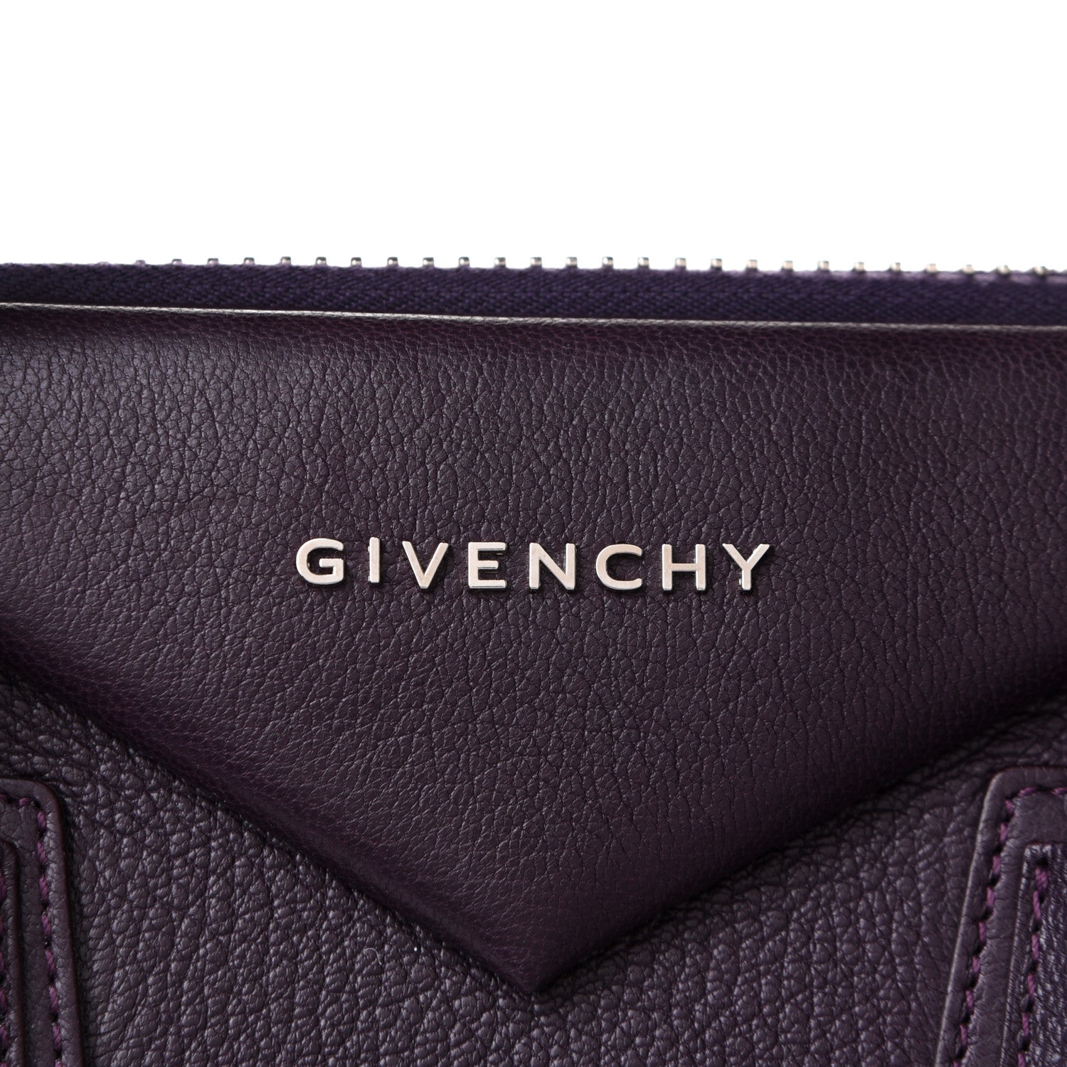 Givenchy Sugar Goatskin Medium Antigona Aubergine 8 of 10