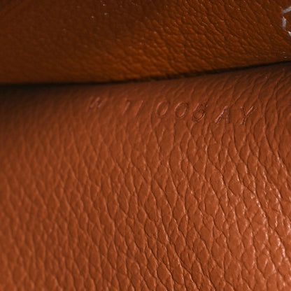 Hermes Evercolor Cavale Kelly Wallet To Go Gold 7 of 11