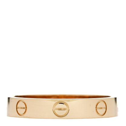 Cartier 18K Yellow Gold 3.5mm LOVE Wedding Band Ring 58 8.5 1 of 5