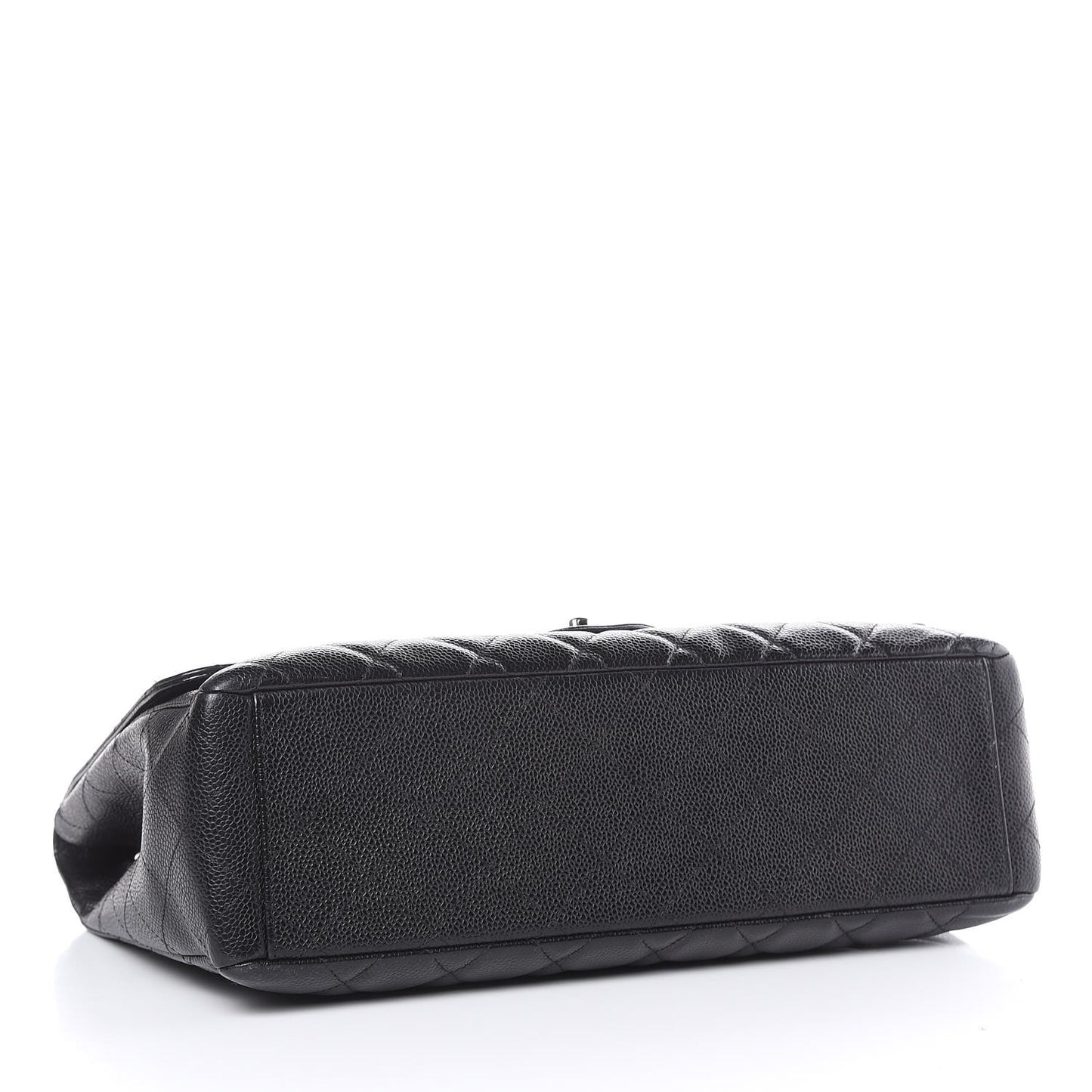 Caviar Quilted Maxi Single Flap Black